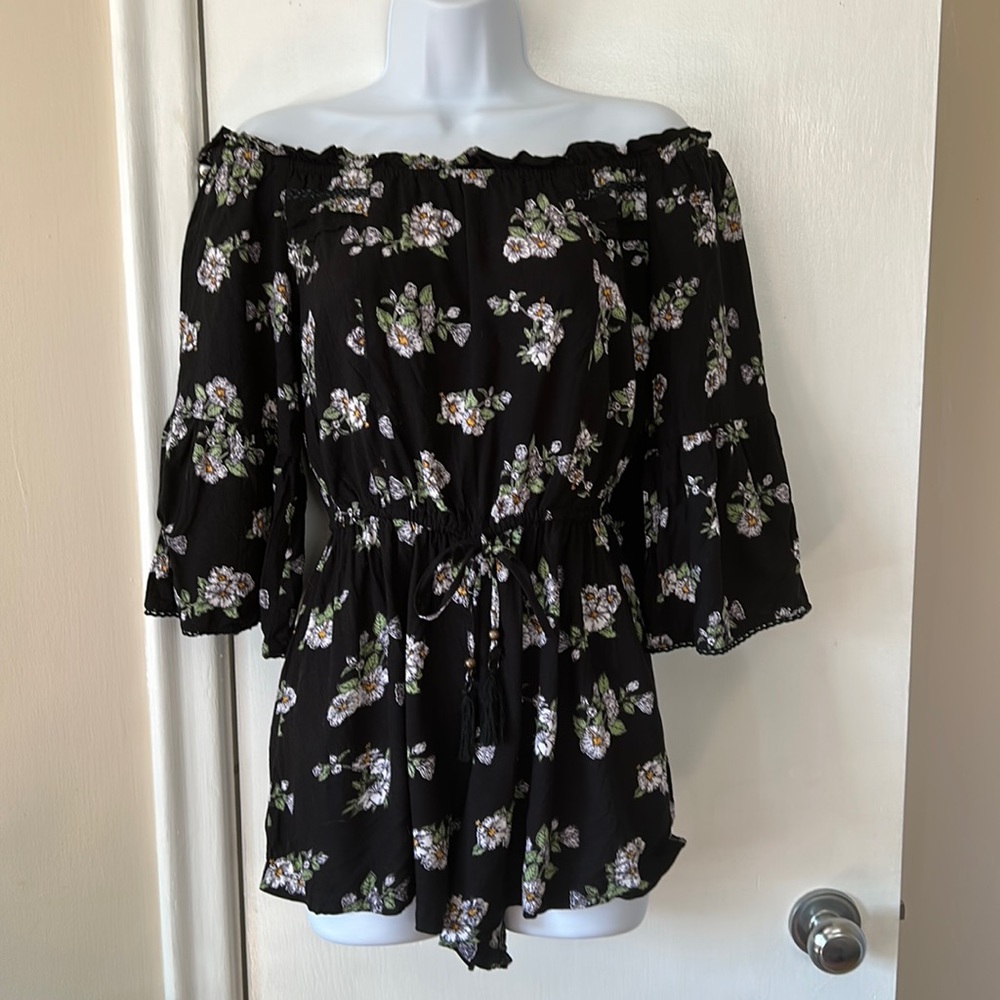 Angie Floral Romper 100% Rayon